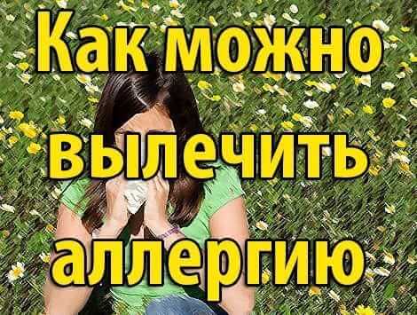 Как можно вылечить аллергию Как можно вылечить аллергию
